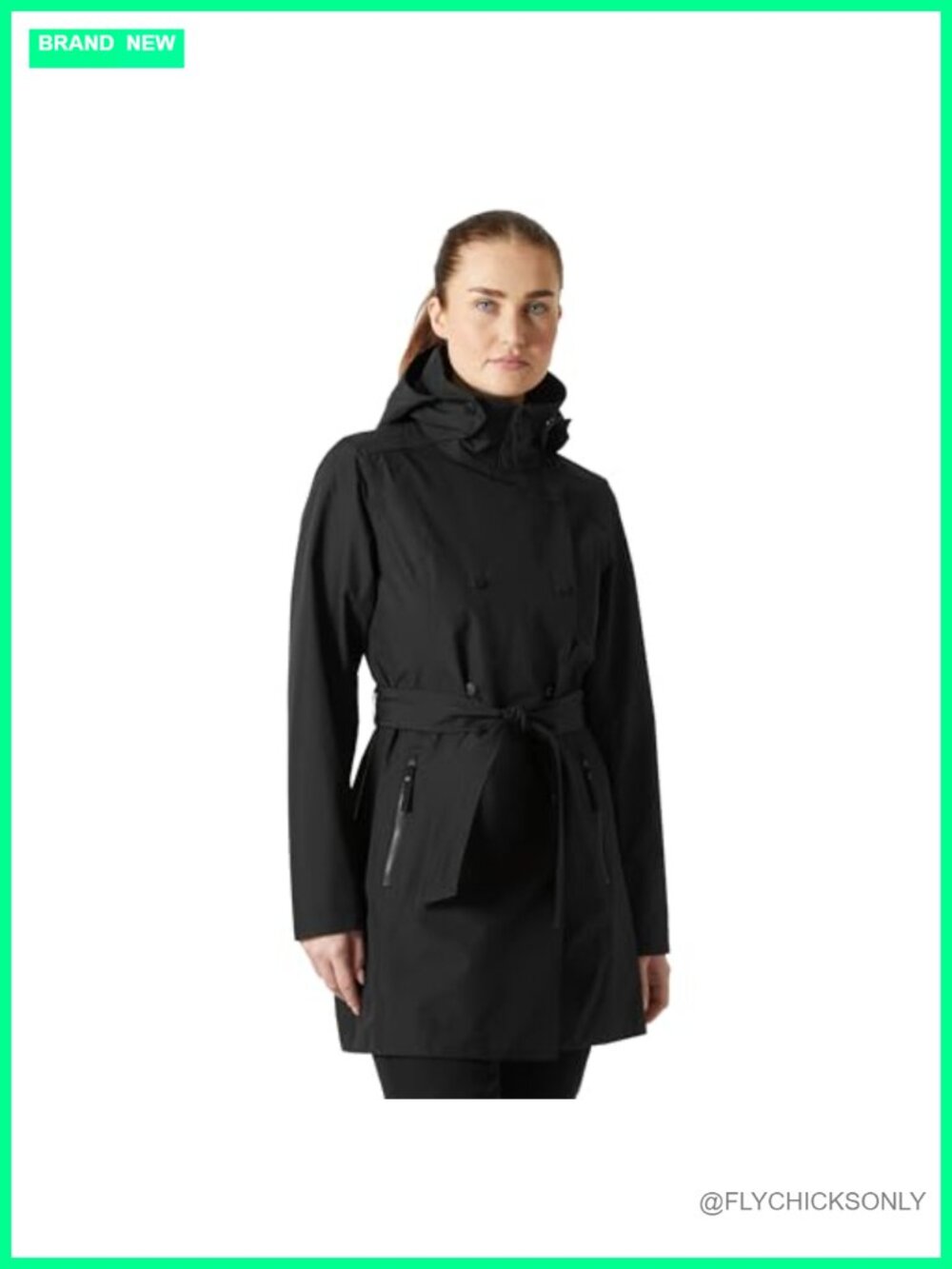 Welsey II Trench Coat Helly Tech Waterproof Raincoat Fitted